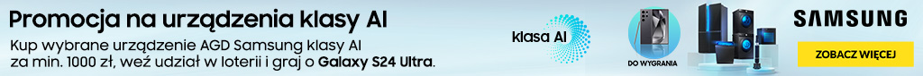AGD -  Samsung loteria - 0724 - baner główny belka 1024x85 - pralki, pralko-suszarki, suszarki, lodówki, zmywarki